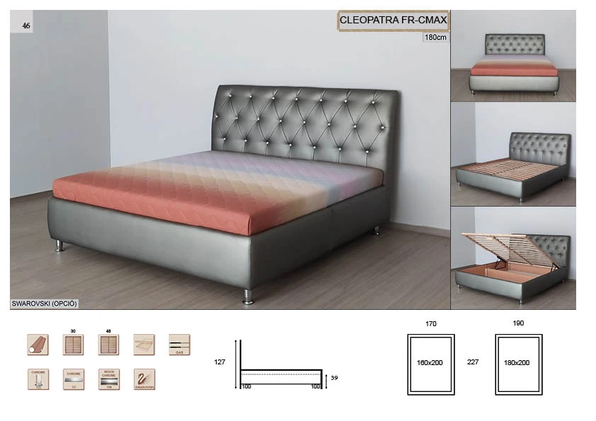 Cleopatra FR franciaágy  - 10